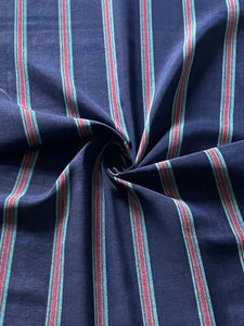 Striped Kutnu fabric by the yard.