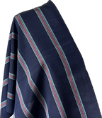 Striped Kutnu fabric by the yard.