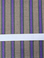 Striped Multicolor 19" wide Woven fabric
