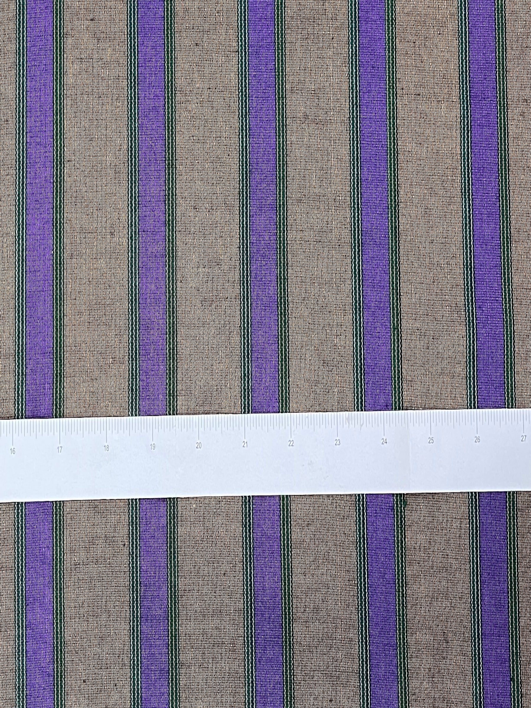 Striped Multicolor 19" wide Woven fabric