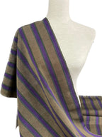 Striped Multicolor 19" wide Woven fabric