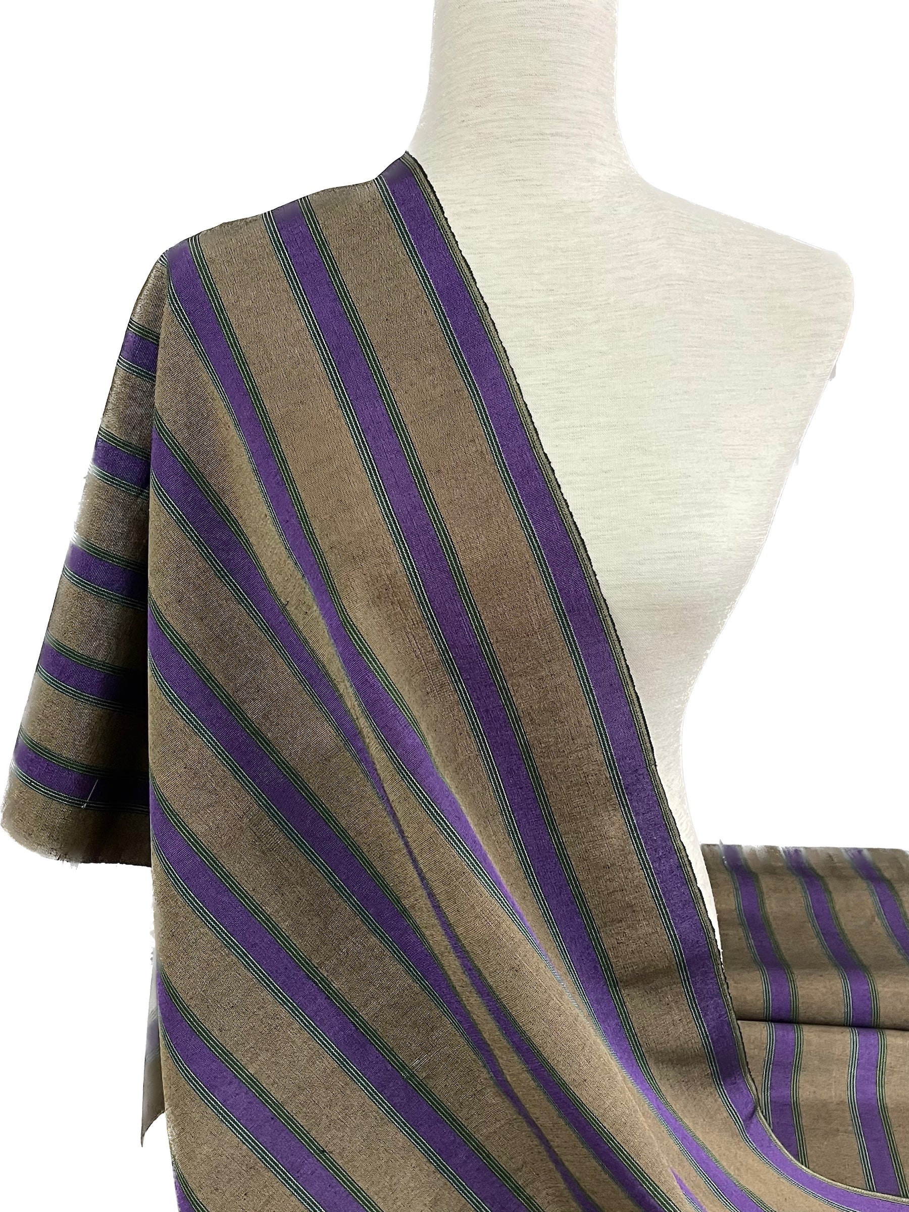 Striped Multicolor 19" wide Woven fabric