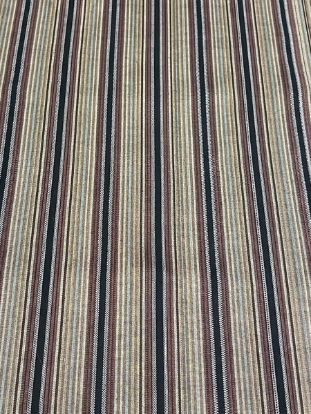 Multicolor striped Turkish kutnu fabric