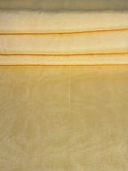 Yellow, woven fabric. 20" wide.