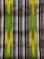 Multicolor Woven Turkish Fabric. Colorful fabric by the yard. Traditional Kutnu fabric. 19.5" wide.