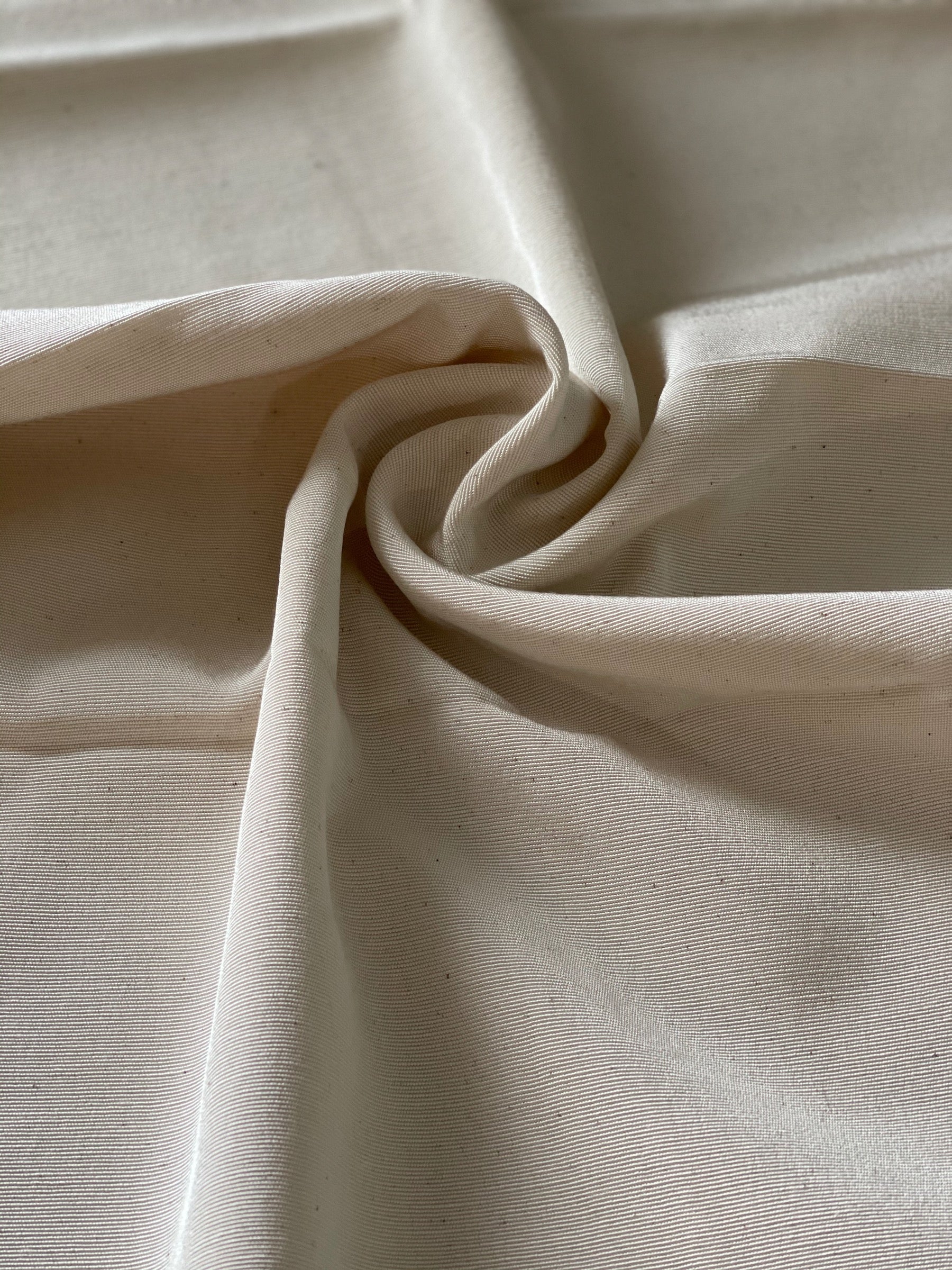 Hand-woven Turkish Kutnu fabric. Ivory kutnu fabric. Natural fabric. 44" wide.