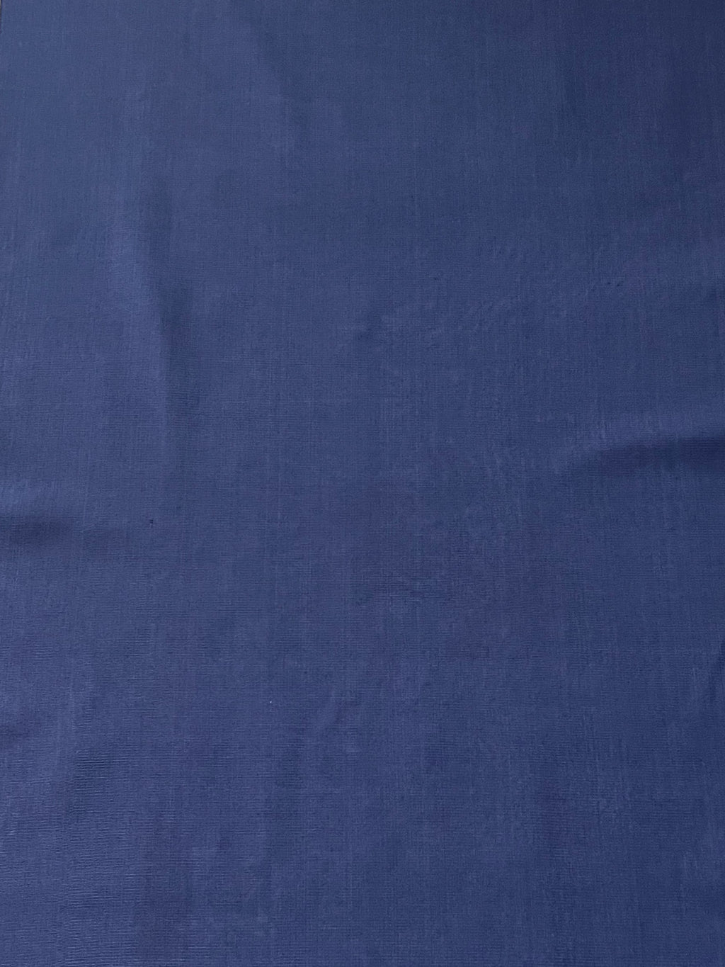 Navy blue woven Turkish Kutnu fabric by the yard. Silk & Cotton fabric. 20" wide.